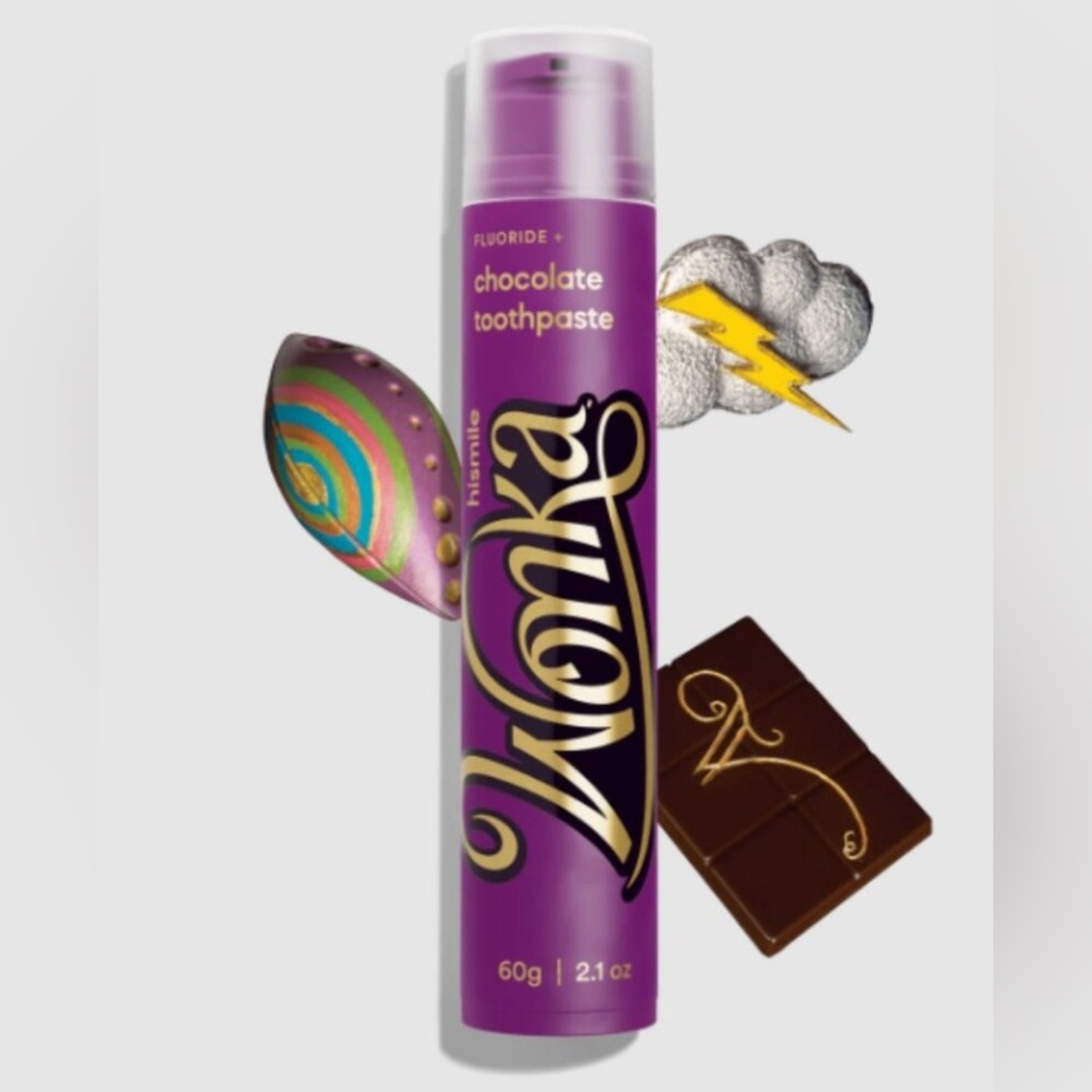 Hismile Wonka Chocolate Toothpaste -Viral on TikTok-Vegan,Gluten-Free NWT